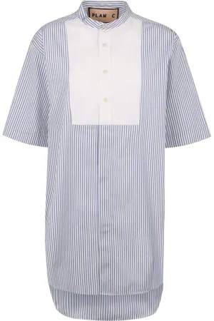Plan C Mujer, Blusas y Camisas, Azul, Talla: S