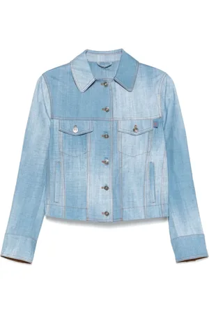 ERMANNO SCERVINO Mujer, Chaquetas, Azul, Talla: S