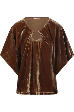 By Malene Birger Mujer, Blusas y Camisas, Marrón, Talla: S