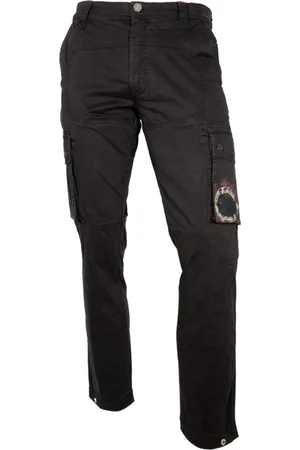 Aeronautica Militare Hombre, Pantalones, Negro, Talla: L