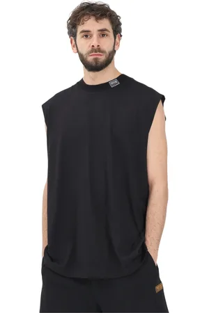 VERSACE Hombre, Camisetas, Negro, Talla: L