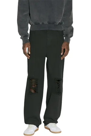 HAN Kjøbenhavn Hombre, Pantalones, Negro, Talla: L