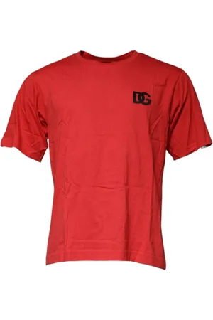 Dolce & Gabbana Hombre, Camisetas, Rojo, Talla: S