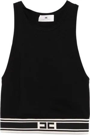 Elisabetta Franchi Mujer, Camisetas, Negro, Talla: XS