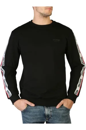 Moschino Hombre, Sudaderas, Negro, Talla: L