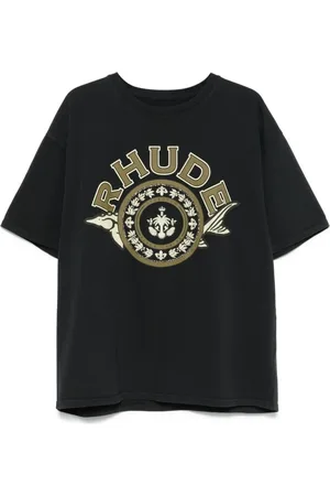 Rhude Hombre, Camisetas, Negro, Talla: S