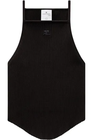 Courrèges Mujer, Camisetas, Negro, Talla: L