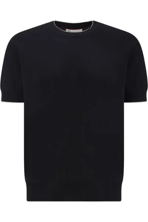 Brunello Cucinelli Hombre, Camisetas, Negro, Talla: M