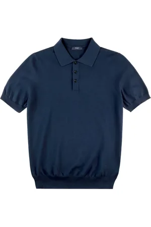 FAY Hombre, Camisetas, Azul, Talla: M
