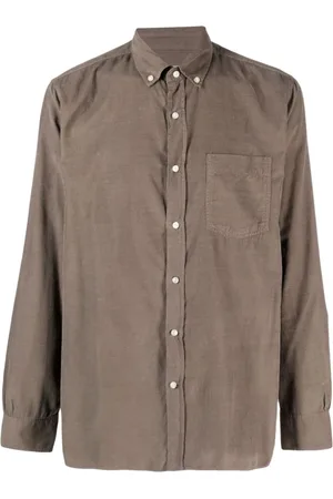 OFFICINE GENERALE Hombre, Camisas, Marrón, Talla: M