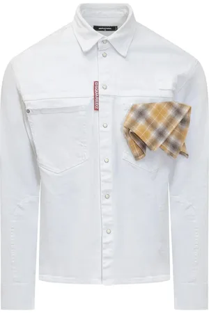 Dsquared2 Hombre, Camisas, Blanco, Talla: L