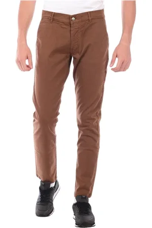 D.A. Daniele Alessandrini Hombre, Pantalones, Marrón, Talla: W36
