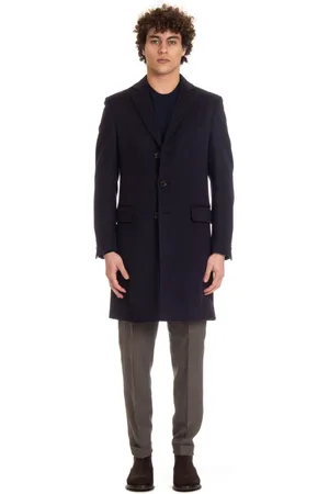 Ermenegildo Zegna Hombre, Abrigos, Azul, Talla: L