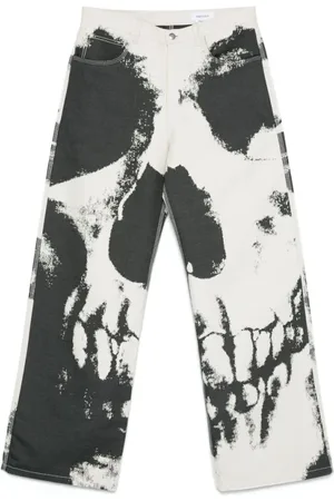 Alexander McQueen Hombre, Pantalones, Blanco, Talla: M