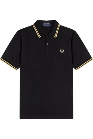 Fred Perry Hombre, Camisetas, Negro, Talla: XS