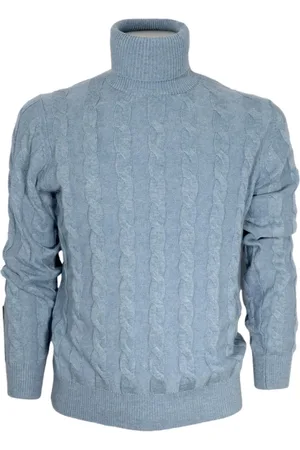 CASHMERE COMPANY Hombre, Jerseys, Azul, Talla: S