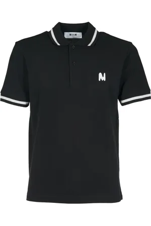 Msgm Hombre, Camisetas, Negro, Talla: M