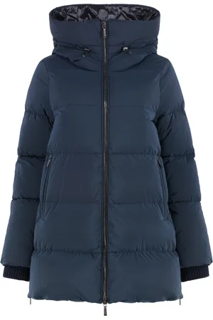 MOORER Mujer, Chaquetas, Azul, Talla: S