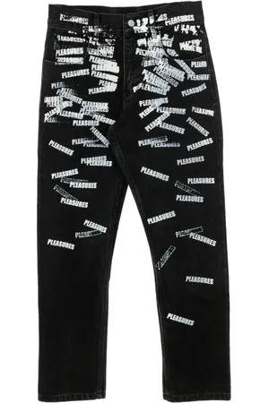 Pleasures Hombre, Vaqueros, Negro, Talla: W38
