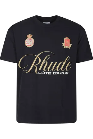 Rhude Hombre, Camisetas, Negro, Talla: S