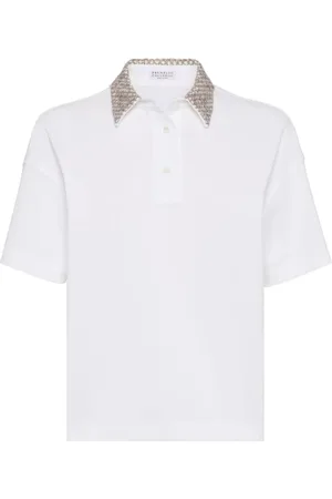 Brunello Cucinelli Mujer, Camisetas, Blanco, Talla: XL