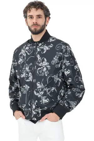 VERSACE Hombre, Chaquetas, Negro, Talla: L