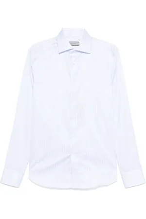 Finamore Hombre, Camisas, Azul, Talla: XL