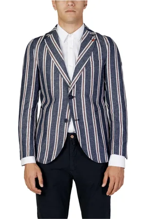 MULISH Hombre, Chaquetas, Azul, Talla: S