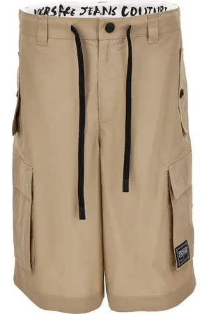 VERSACE Hombre, Pantalones cortos, Marrón, Talla: S