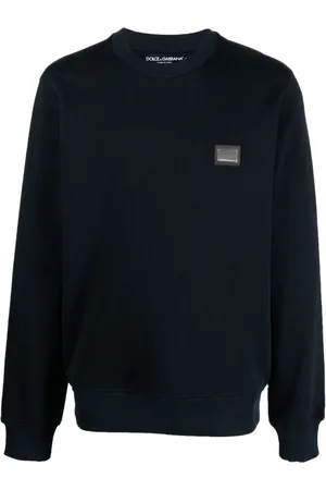 Dolce & Gabbana Hombre, Sudaderas, Azul, Talla: S