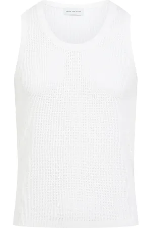 DRIES VAN NOTEN Hombre, Camisetas, Blanco, Talla: L