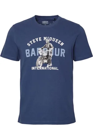 Barbour Hombre, Camisetas, Azul, Talla: L