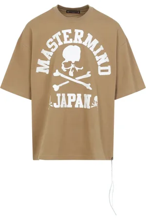 MASTERMIND Hombre, Camisetas, Marrón, Talla: M