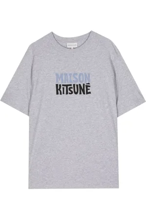 Maison Kitsuné Hombre, Camisetas, Gris, Talla: XS