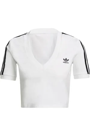adidas Mujer, Camisetas, Blanco, Talla: L