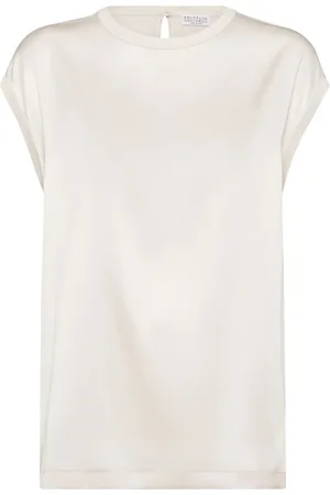 Brunello Cucinelli Mujer, Blusas y Camisas, Blanco, Talla: M