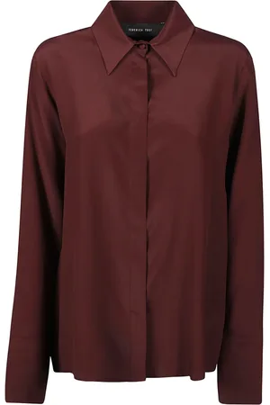 FEDERICA TOSI Mujer, Blusas y Camisas, Rojo, Talla: L
