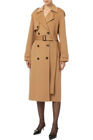 Elisabetta Franchi Mujer, Abrigos, Marrón, Talla: L