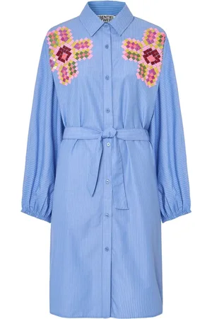 Essentiel Antwerp Mujer, Vestidos, Azul, Talla: M