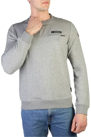 Napapijri Hombre, Sudaderas, Gris, Talla: S