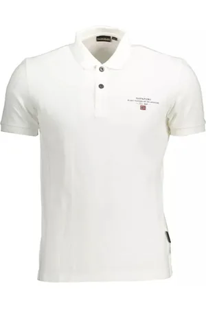 Napapijri Hombre, Camisetas, Blanco, Talla: L