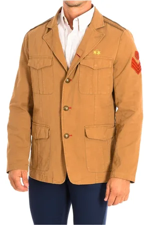 La Martina Hombre, Chaquetas, Marrón, Talla: S