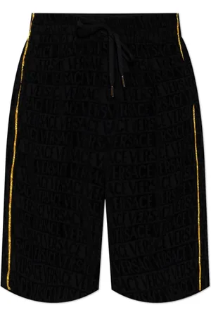 VERSACE Hombre, Pantalones cortos, Negro, Talla: XS