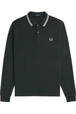 Fred Perry Hombre, Camisetas, Verde, Talla: XL