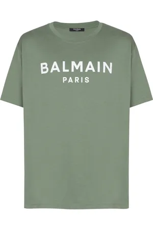 Balmain Hombre, Camisetas, Verde, Talla: M