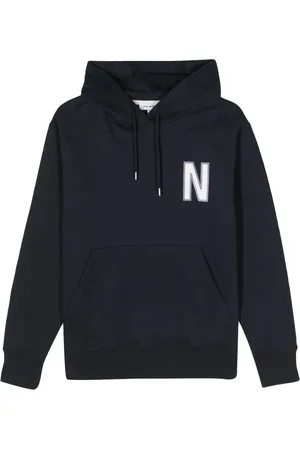 Norse projects Hombre, Sudaderas, Azul, Talla: S