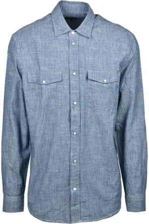 Dondup Hombre, Camisas, Azul, Talla: L