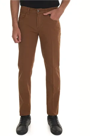 FAY Hombre, Pantalones, Marrón, Talla: W36