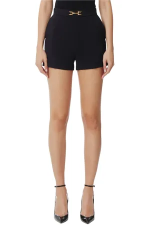 Elisabetta Franchi Mujer, Pantalones cortos, Negro, Talla: S