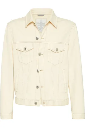 Brunello Cucinelli Hombre, Chaquetas, Blanco, Talla: M